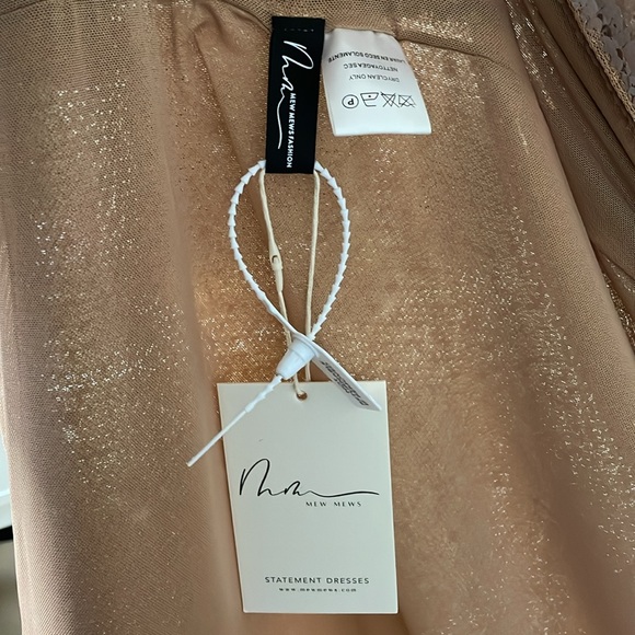 Mew Mews - Lorelei Brown Sequin Dress - Brown - XSmall - Picture 4 of 5